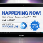 Live Webcast: Samsung launches Galaxy Tab 750