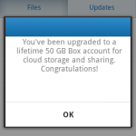 Box is offering 50 GB Cloud Storage free for Android Users