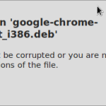 How to fix: Could not open ‘google-chrome-stable_current_i386.deb’