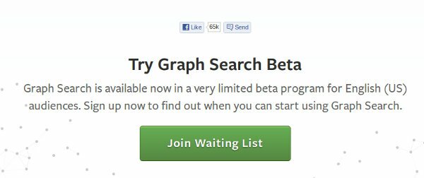 Facebook Graph Search Beta