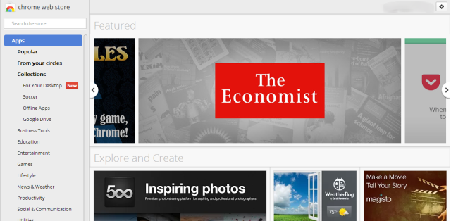 Chrome Web Store Apps