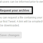 [How to] Download your tweets archive from Twitter