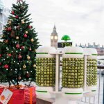 Christmas Tree spoted in London powered with brussels sprout battery